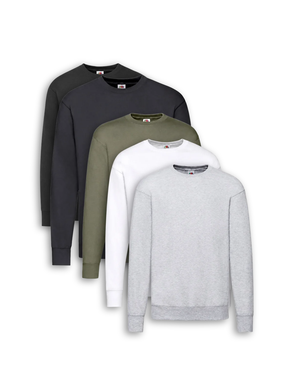 5-pack Rundhalsad sweatshirt